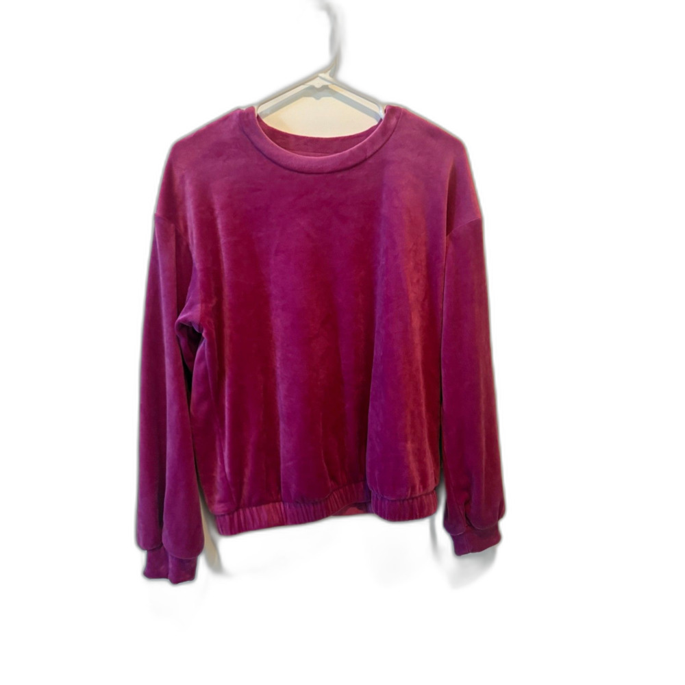 UGG Shanara Velour Pullover Crewneck Sweatshirt Medium M